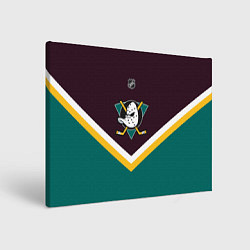 Холст прямоугольный NHL: Anaheim Ducks, цвет: 3D-принт