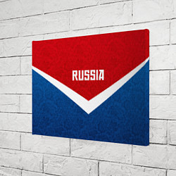 Холст прямоугольный Russia Team, цвет: 3D-принт — фото 2
