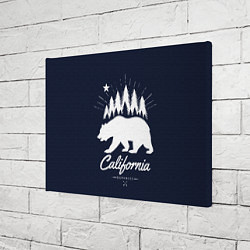 Холст прямоугольный California Republic, цвет: 3D-принт — фото 2