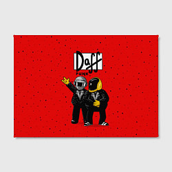 Холст прямоугольный Daff Punk, цвет: 3D-принт — фото 2