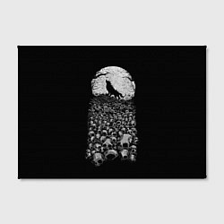Холст прямоугольный Лунный охотник, цвет: 3D-принт — фото 2