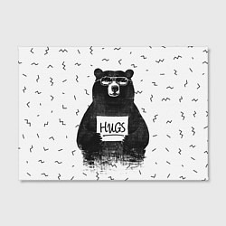 Холст прямоугольный Bear Hugs, цвет: 3D-принт — фото 2