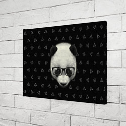 Холст прямоугольный Умная панда, цвет: 3D-принт — фото 2