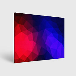 Холст прямоугольный Red&Blue, цвет: 3D-принт