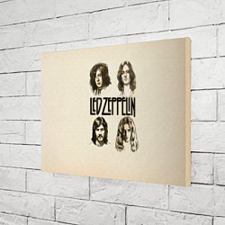 Холст прямоугольный Led Zeppelin Guys, цвет: 3D-принт — фото 2