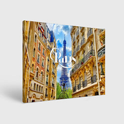 Холст прямоугольный Daytime Paris, цвет: 3D-принт