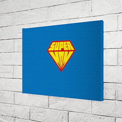 Холст прямоугольный Супермама, цвет: 3D-принт — фото 2