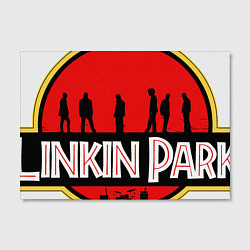 Холст прямоугольный Linkin Park: Jurassic Park, цвет: 3D-принт — фото 2