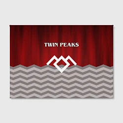 Холст прямоугольный Twin Peaks, цвет: 3D-принт — фото 2