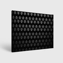 Холст прямоугольный Пиратский pattern, цвет: 3D-принт