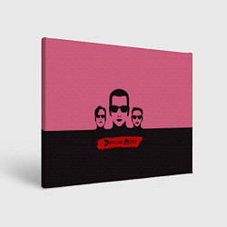 Холст прямоугольный Группа Depeche Mode, цвет: 3D-принт