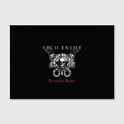 Холст прямоугольный Arch Enemy: Revolution Begins, цвет: 3D-принт — фото 2