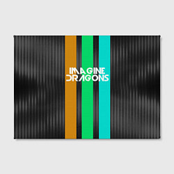 Холст прямоугольный Imagine Dragons: Evolve Lines, цвет: 3D-принт — фото 2