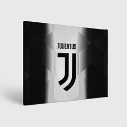Холст прямоугольный FC Juventus: Silver Original, цвет: 3D-принт