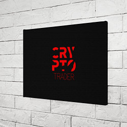 Холст прямоугольный Crypto Traider, цвет: 3D-принт — фото 2