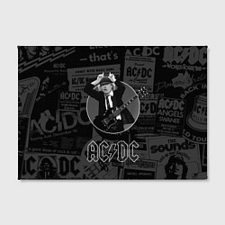 Холст прямоугольный AC/DC: Black Devil, цвет: 3D-принт — фото 2