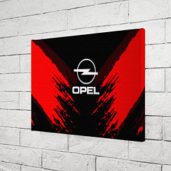 Холст прямоугольный Opel: Red Anger, цвет: 3D-принт — фото 2