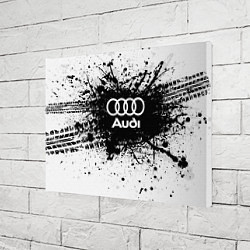 Холст прямоугольный Audi: Black Spray, цвет: 3D-принт — фото 2