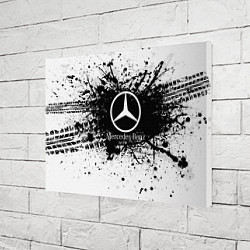 Холст прямоугольный Mercedes-Benz: Black Spray, цвет: 3D-принт — фото 2