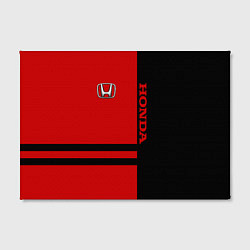 Холст прямоугольный Honda: Red Style, цвет: 3D-принт — фото 2