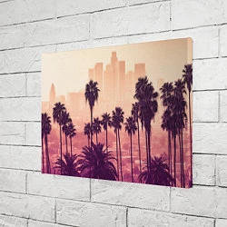 Холст прямоугольный Los Angeles, цвет: 3D-принт — фото 2