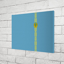 Холст прямоугольный I Love Kazakhstan, цвет: 3D-принт — фото 2