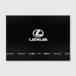 Холст прямоугольный Lexus: Black Abstract, цвет: 3D-принт — фото 2