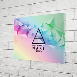 Холст прямоугольный 30 Seconds to Mars, цвет: 3D-принт — фото 2