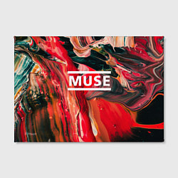 Холст прямоугольный MUSE: Red Colours, цвет: 3D-принт — фото 2