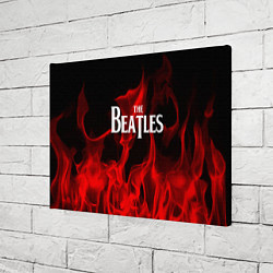 Холст прямоугольный The Beatles: Red Flame, цвет: 3D-принт — фото 2