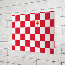 Холст прямоугольный Сборная Хорватии: Домашняя ЧМ-2018, цвет: 3D-принт — фото 2