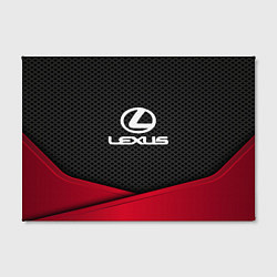 Холст прямоугольный Lexus: Grey Carbon, цвет: 3D-принт — фото 2