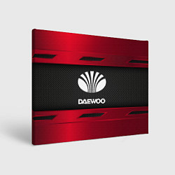 Холст прямоугольный Daewoo Sport, цвет: 3D-принт