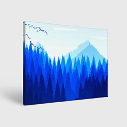 Холст прямоугольный Firewatch: Cold Wood, цвет: 3D-принт