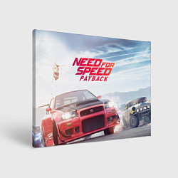 Холст прямоугольный Need for Speed: Payback, цвет: 3D-принт
