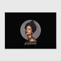 Холст прямоугольный Rihanna, цвет: 3D-принт — фото 2
