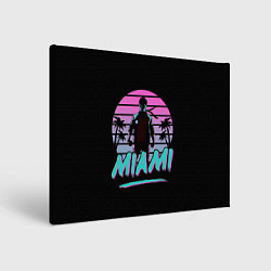 Холст прямоугольный Майами, цвет: 3D-принт