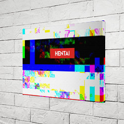 Холст прямоугольный Hentai Glitch 3, цвет: 3D-принт — фото 2