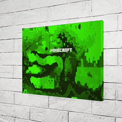Холст прямоугольный Minecraft: Green World, цвет: 3D-принт — фото 2