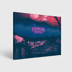 Холст прямоугольный Stranger Things: Pink Heaven, цвет: 3D-принт