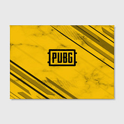 Холст прямоугольный PUBG: Yellow Trace, цвет: 3D-принт — фото 2