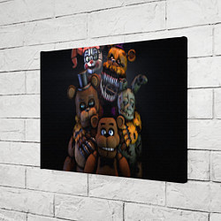Холст прямоугольный Five Nights at Freddy's, цвет: 3D-принт — фото 2