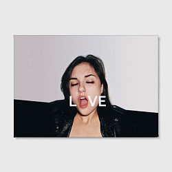 Холст прямоугольный Sasha Grey: LOVE, цвет: 3D-принт — фото 2