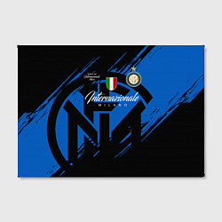 Холст прямоугольный Интер Милан логотипы, цвет: 3D-принт — фото 2
