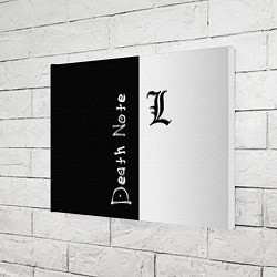 Холст прямоугольный Death Note 2, цвет: 3D-принт — фото 2