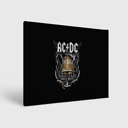 Холст прямоугольный ACDC - hells bells, цвет: 3D-принт