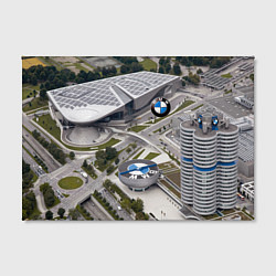 Холст прямоугольный BMW city, цвет: 3D-принт — фото 2