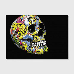 Холст прямоугольный Graffiti - Skull, цвет: 3D-принт — фото 2