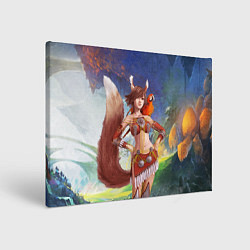 Холст прямоугольный Zoomorph PW, цвет: 3D-принт