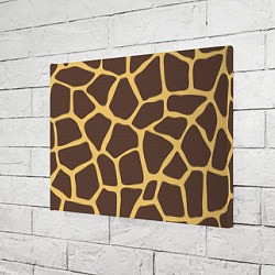 Холст прямоугольный Окрас жирафа, цвет: 3D-принт — фото 2